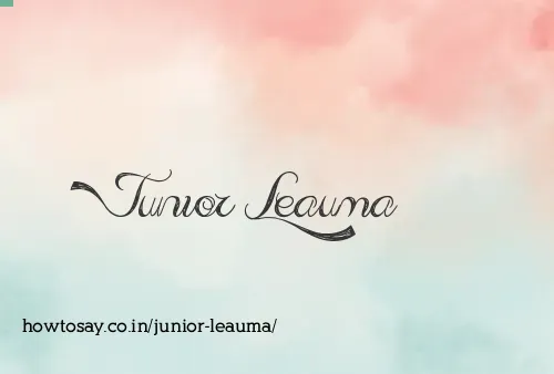 Junior Leauma