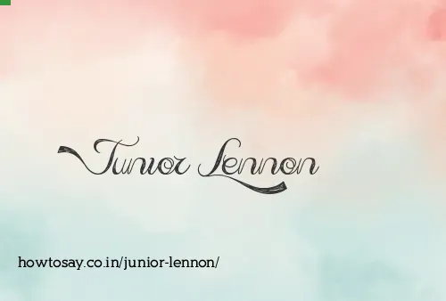 Junior Lennon