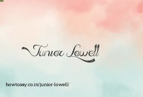 Junior Lowell
