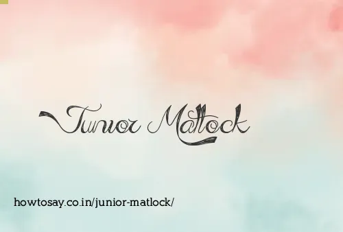 Junior Matlock