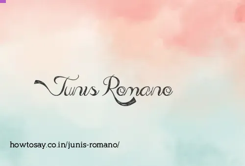 Junis Romano