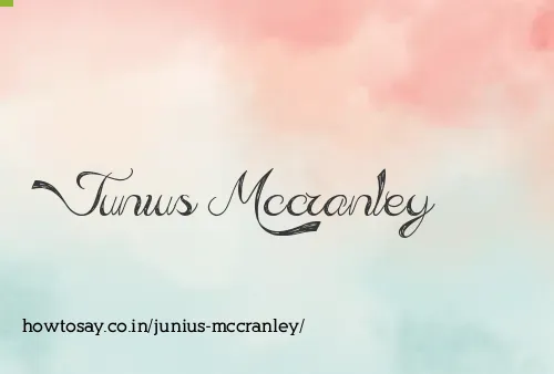 Junius Mccranley