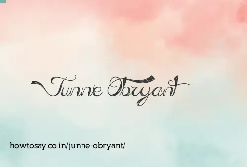 Junne Obryant