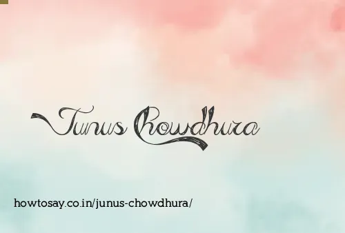 Junus Chowdhura