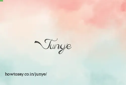 Junye