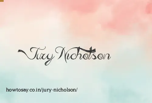 Jury Nicholson