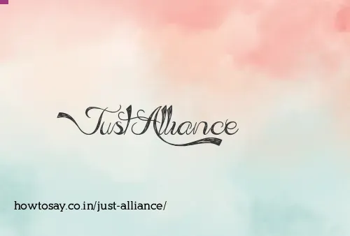 Just Alliance