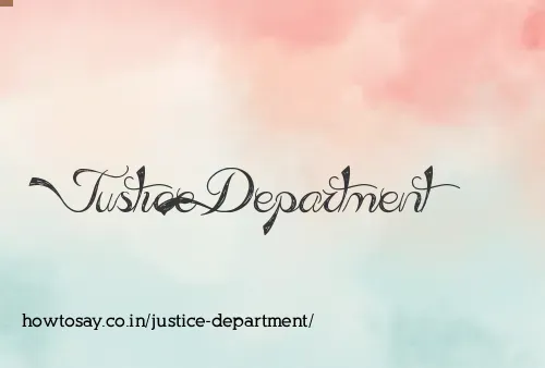 Justice Department