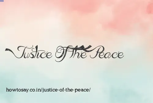 Justice Of The Peace