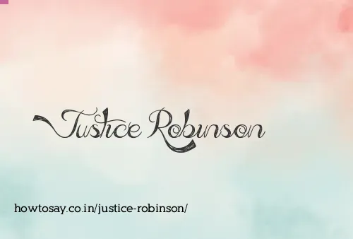 Justice Robinson