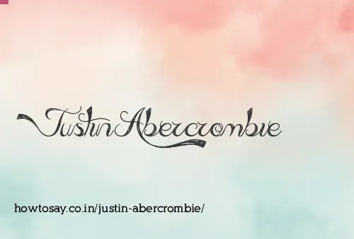 Justin Abercrombie