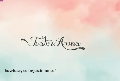 Justin Amos