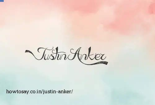 Justin Anker
