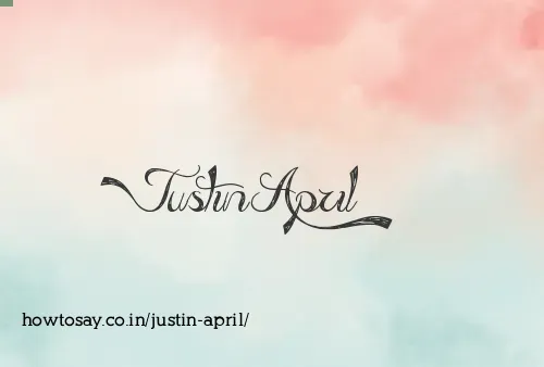 Justin April