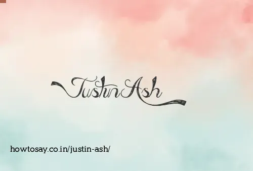 Justin Ash