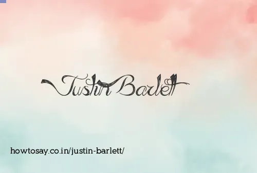 Justin Barlett