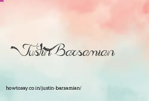 Justin Barsamian