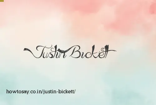 Justin Bickett