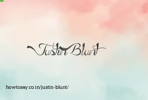 Justin Blunt