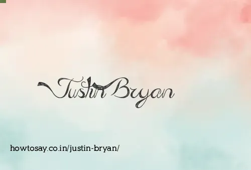 Justin Bryan