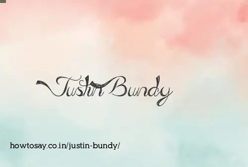 Justin Bundy