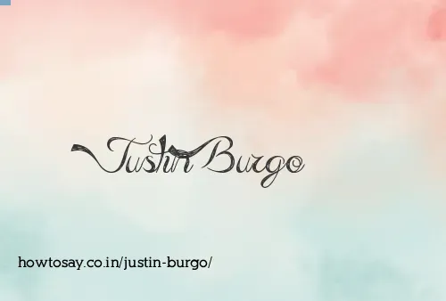 Justin Burgo