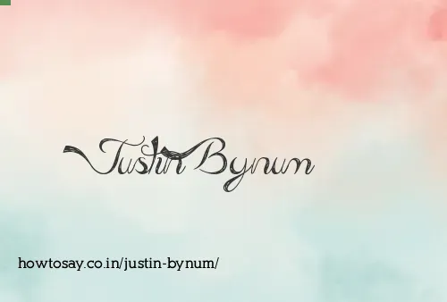 Justin Bynum