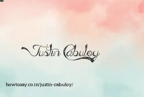 Justin Cabuloy