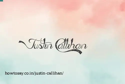 Justin Callihan