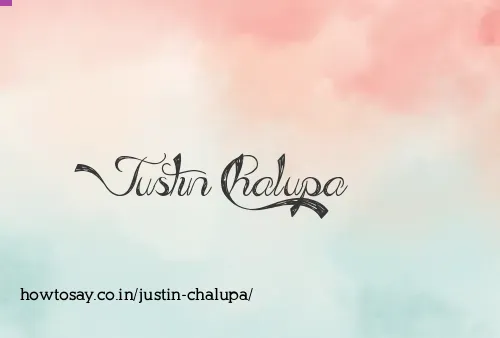Justin Chalupa