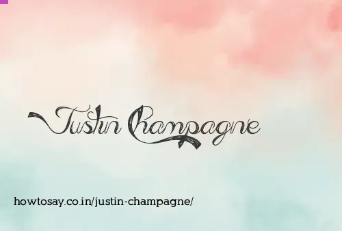 Justin Champagne