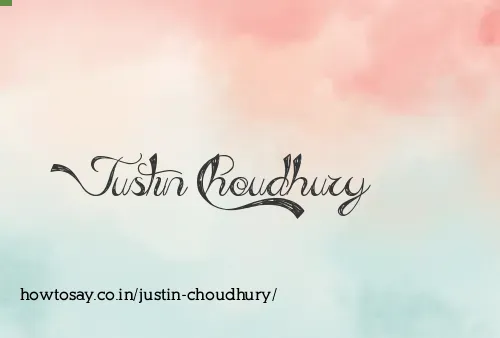 Justin Choudhury