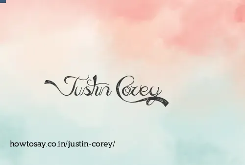 Justin Corey