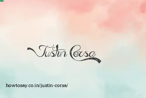 Justin Corsa