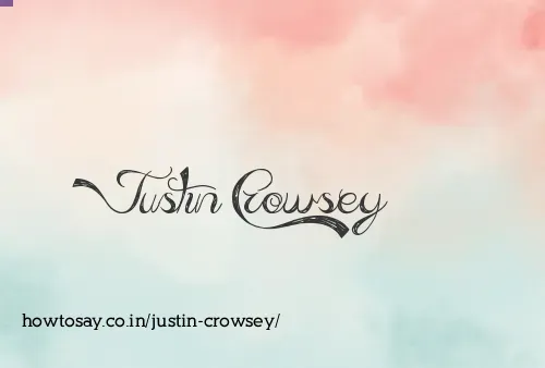 Justin Crowsey