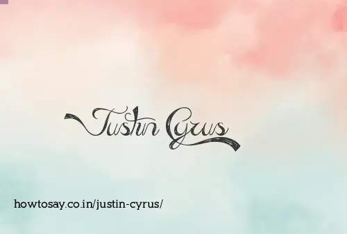 Justin Cyrus