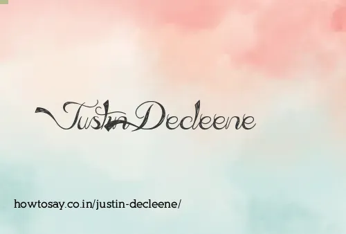 Justin Decleene