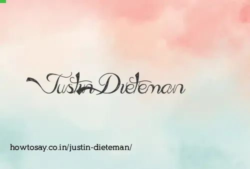 Justin Dieteman