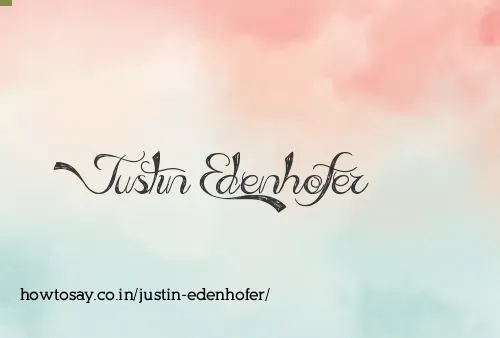 Justin Edenhofer