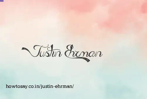 Justin Ehrman