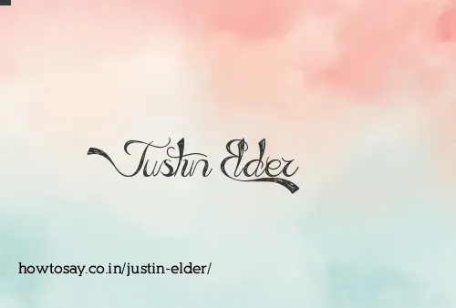Justin Elder