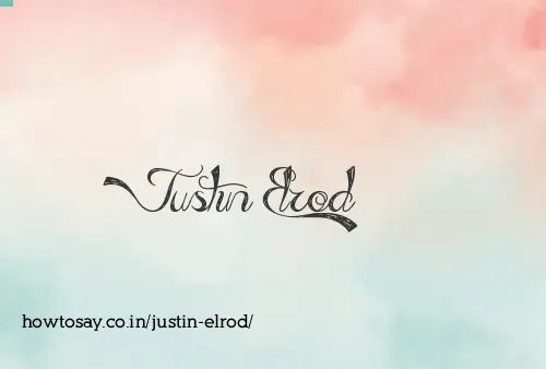 Justin Elrod