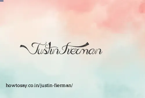 Justin Fierman
