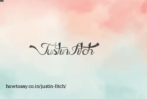 Justin Fitch