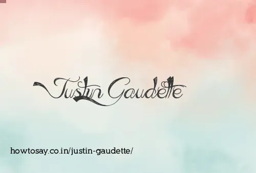 Justin Gaudette