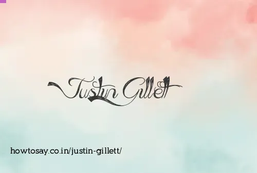 Justin Gillett