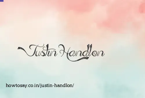 Justin Handlon