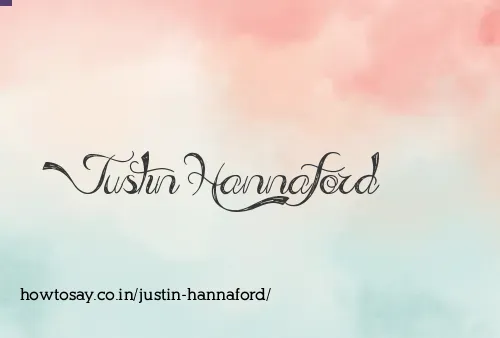 Justin Hannaford