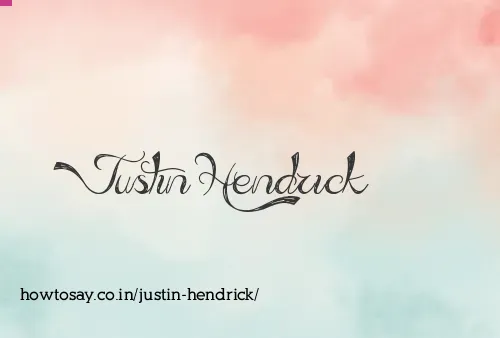 Justin Hendrick