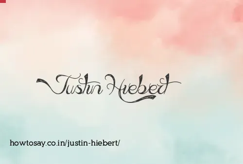 Justin Hiebert